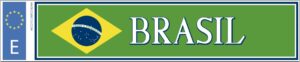 Matrícula bandera Brasil